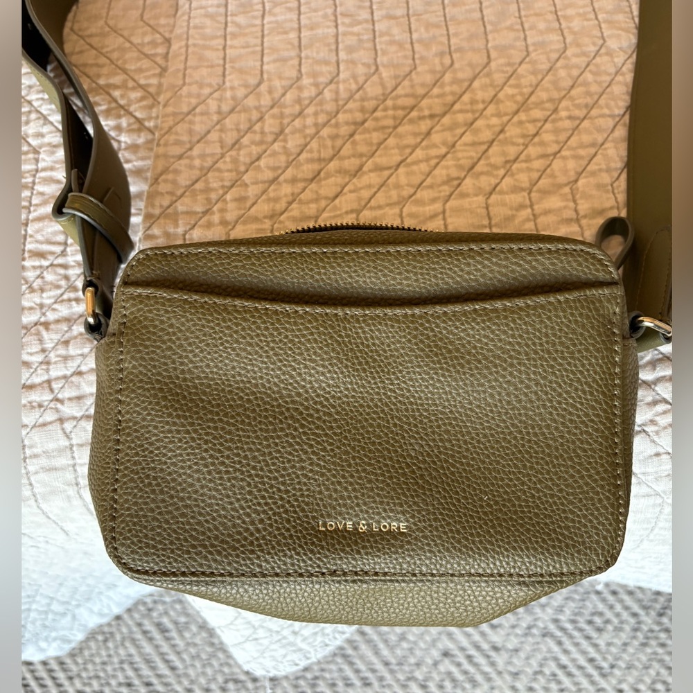 Love & Lore Olive Green Crossbody Bag